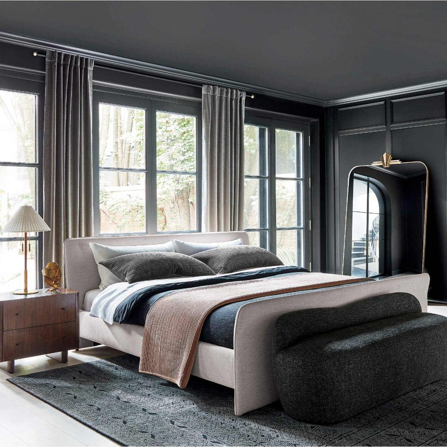 CB2 Camerano White Queen Bed - image-6