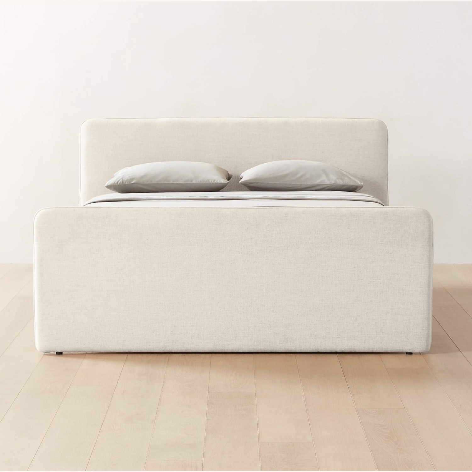 CB2 Camerano White Queen Bed - image-1