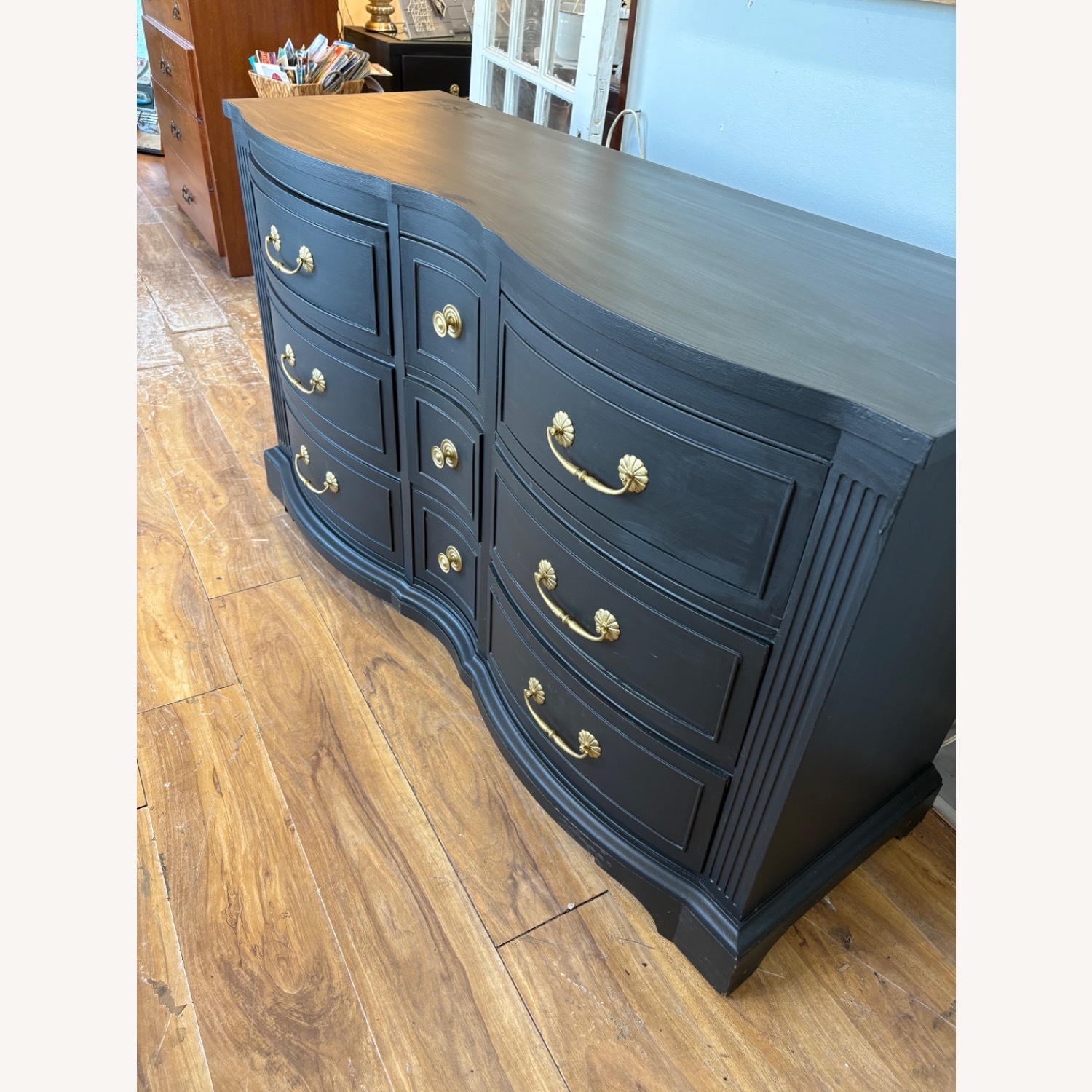 A-America, Inc. Black Wood Dresser - image-2
