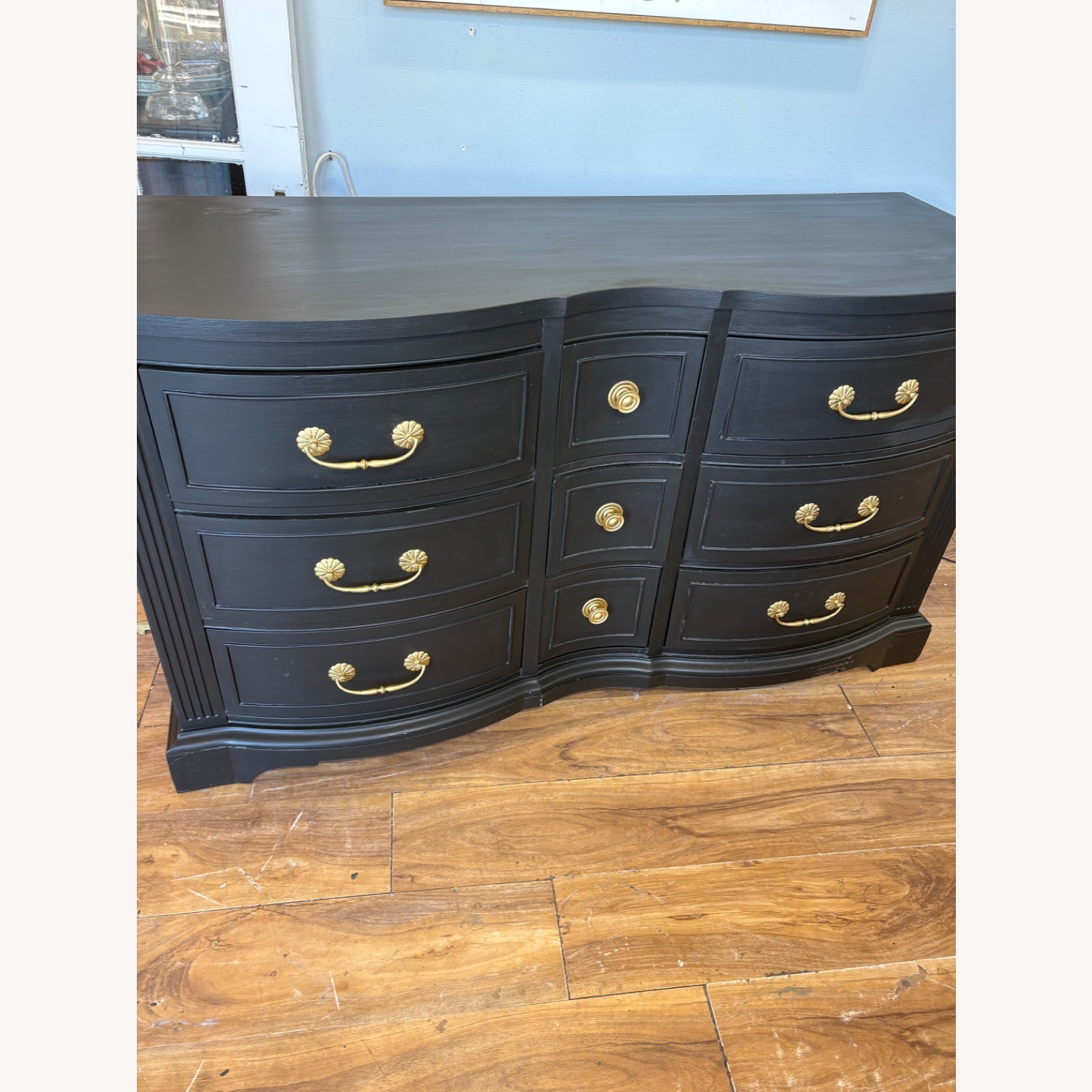 A-America, Inc. Black Wood Dresser - image-1
