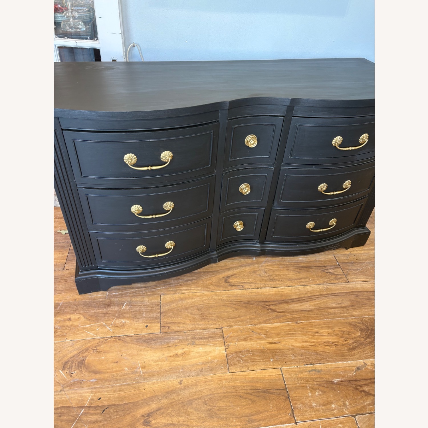 A-America, Inc. Black Wood Dresser - image-0