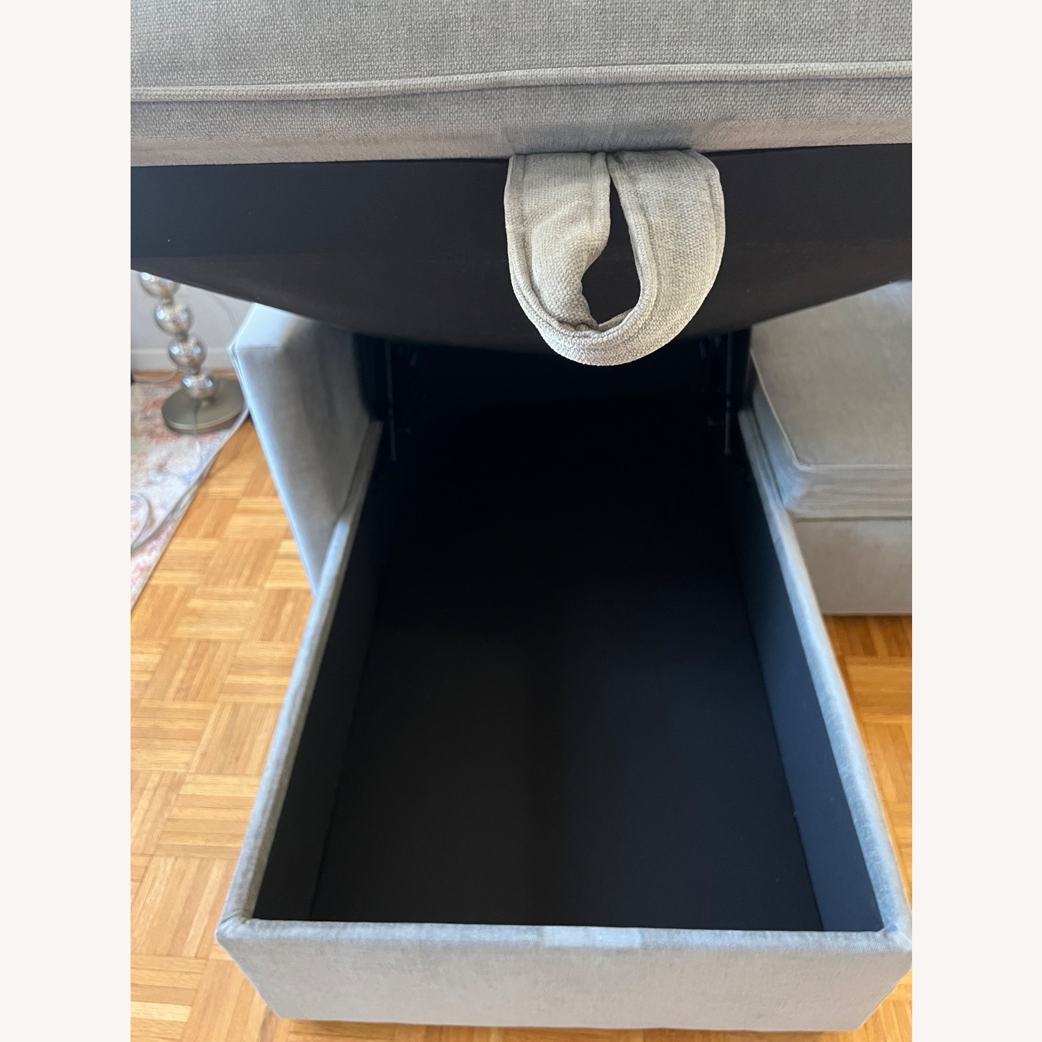 West Elm Medium Gray Fabric 3+ Seater Sofa - image-2