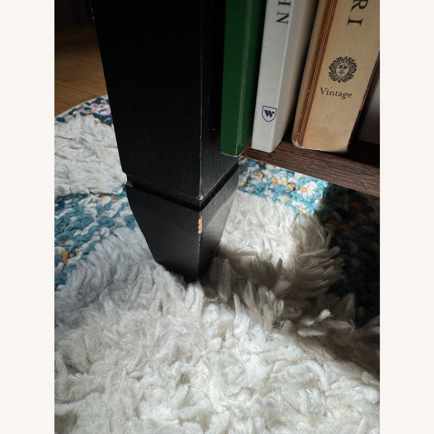 Walmart Dark Brown Lift-Top Coffee Table - image-4