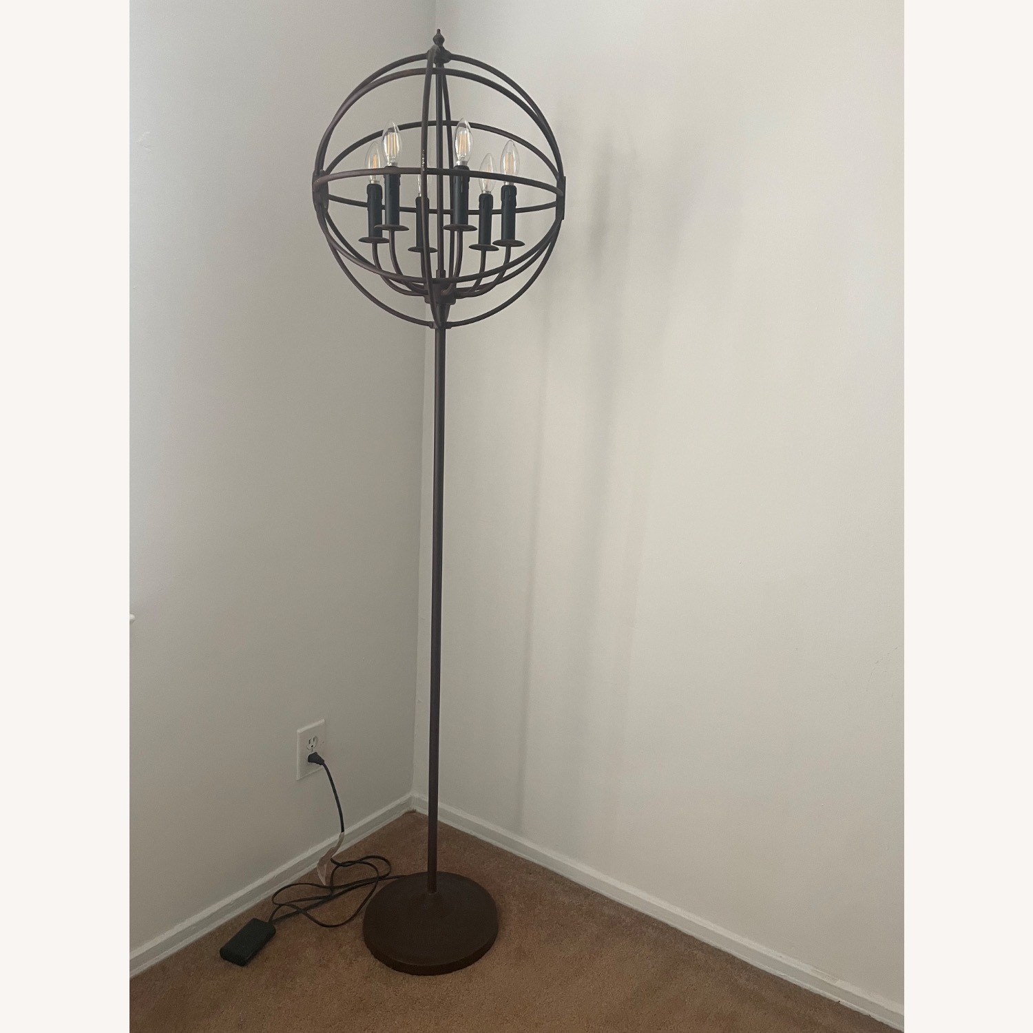 Restoration Hardware Foucault's Orb Iron Floor Lamp - image-2