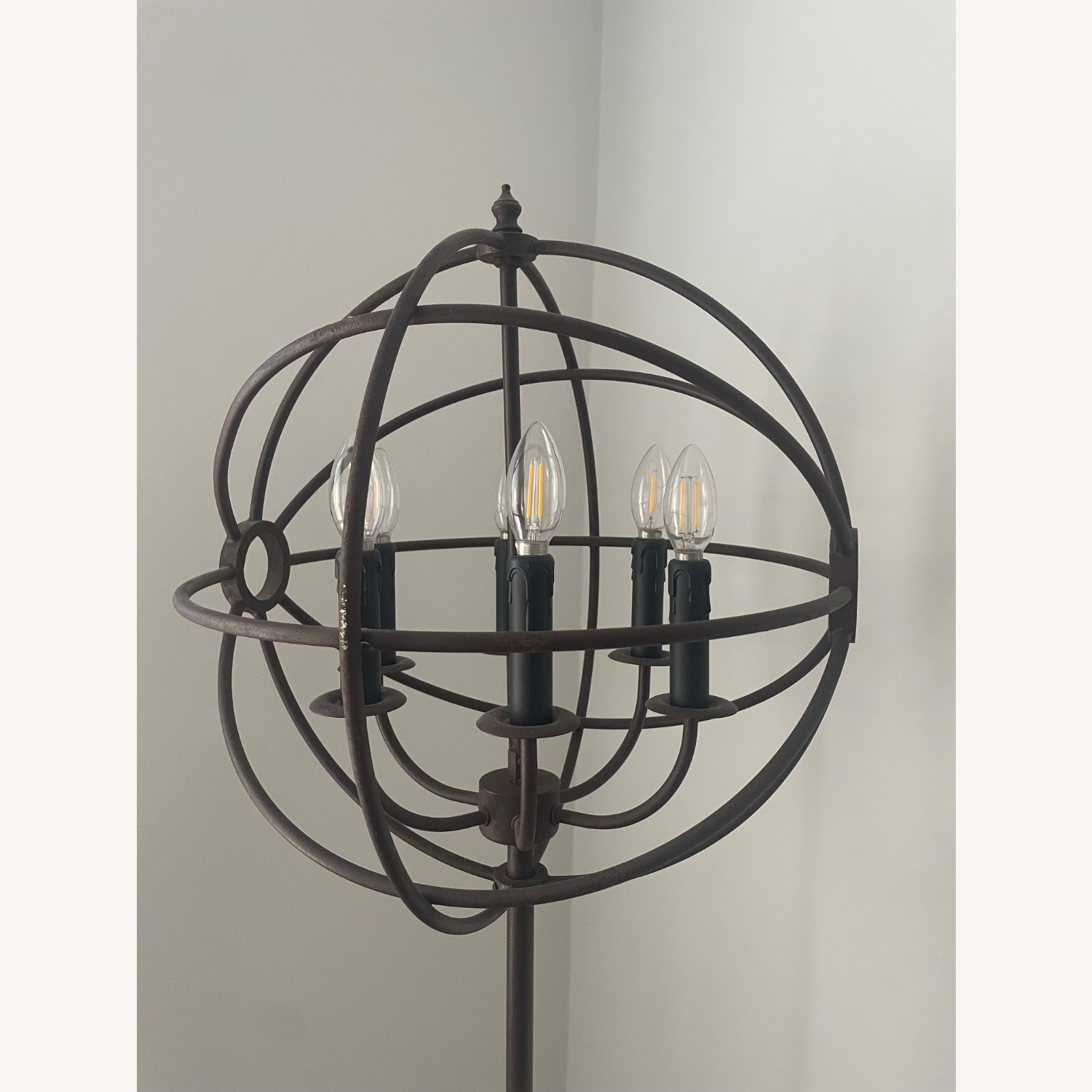 Restoration Hardware Foucault's Orb Iron Floor Lamp - image-3