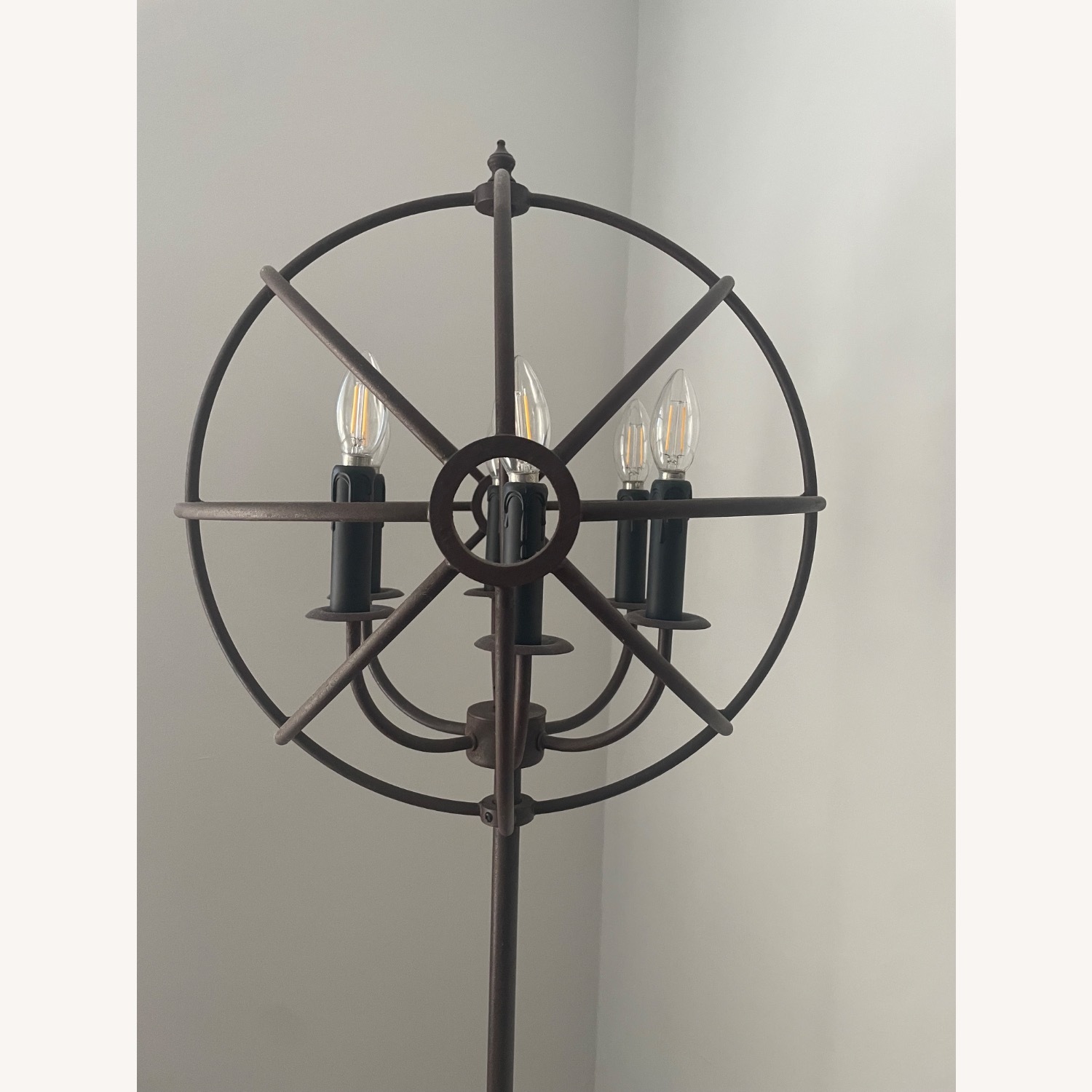 Restoration Hardware Foucault's Orb Iron Floor Lamp - image-6