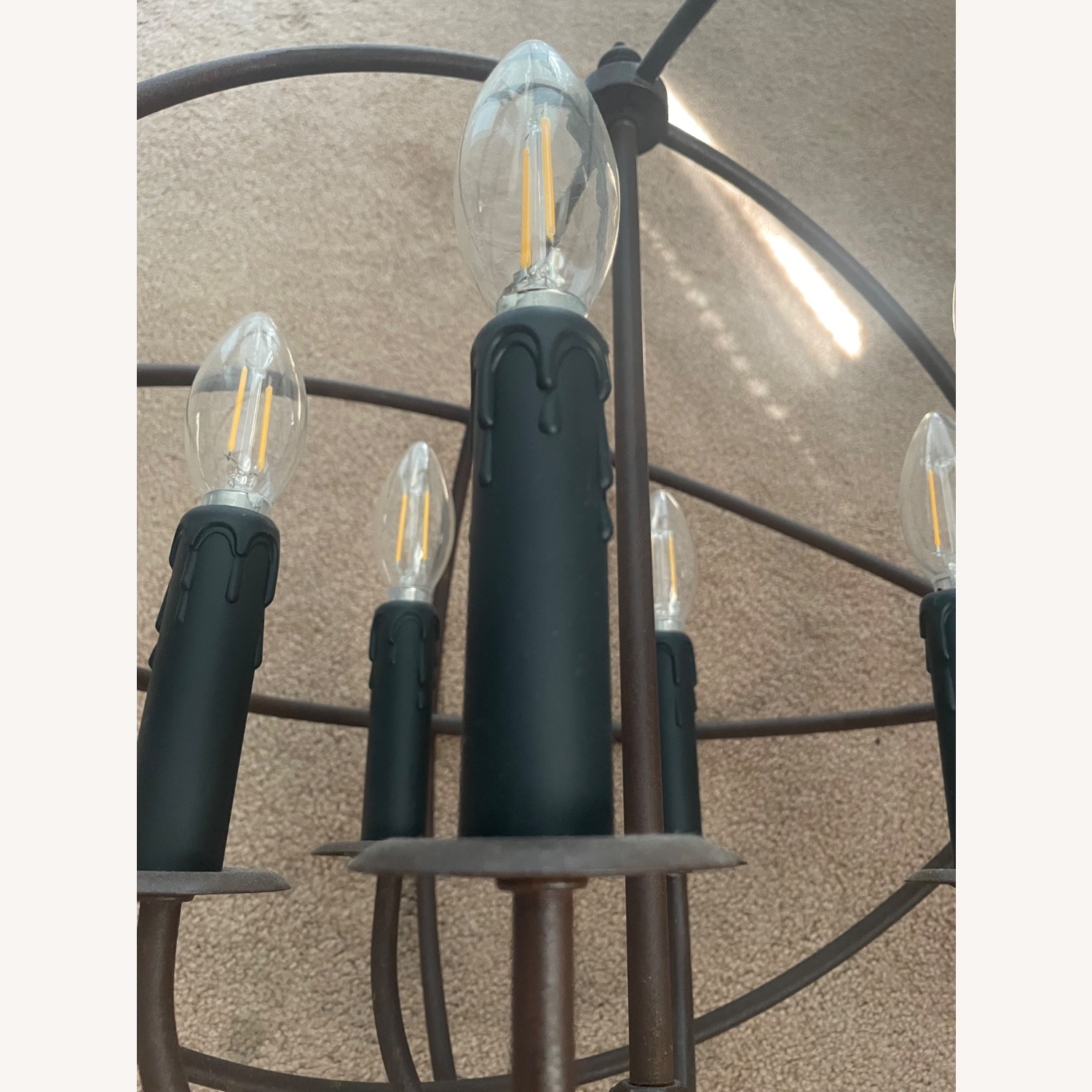 Restoration Hardware Foucault's Orb Iron Floor Lamp - image-8