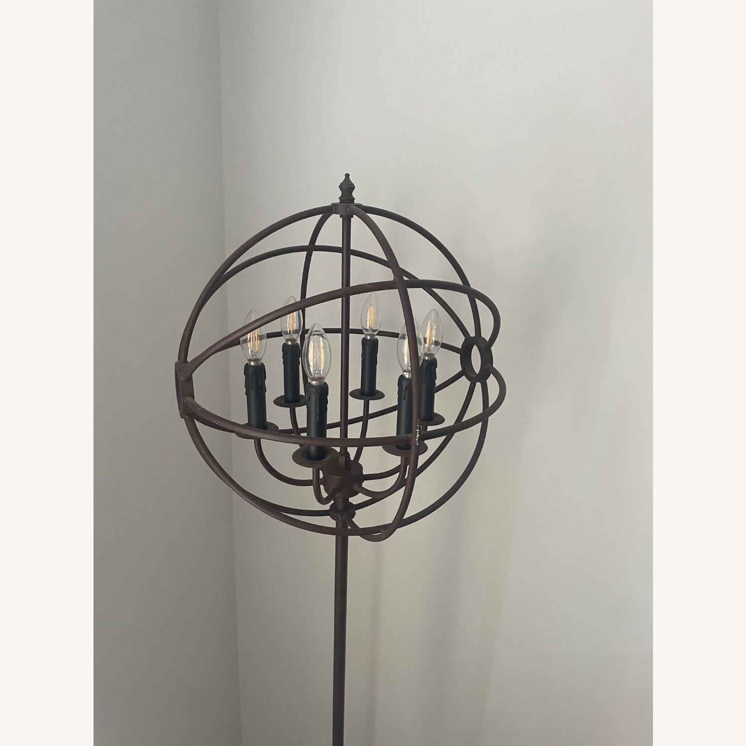 Restoration Hardware Foucault's Orb Iron Floor Lamp - image-4