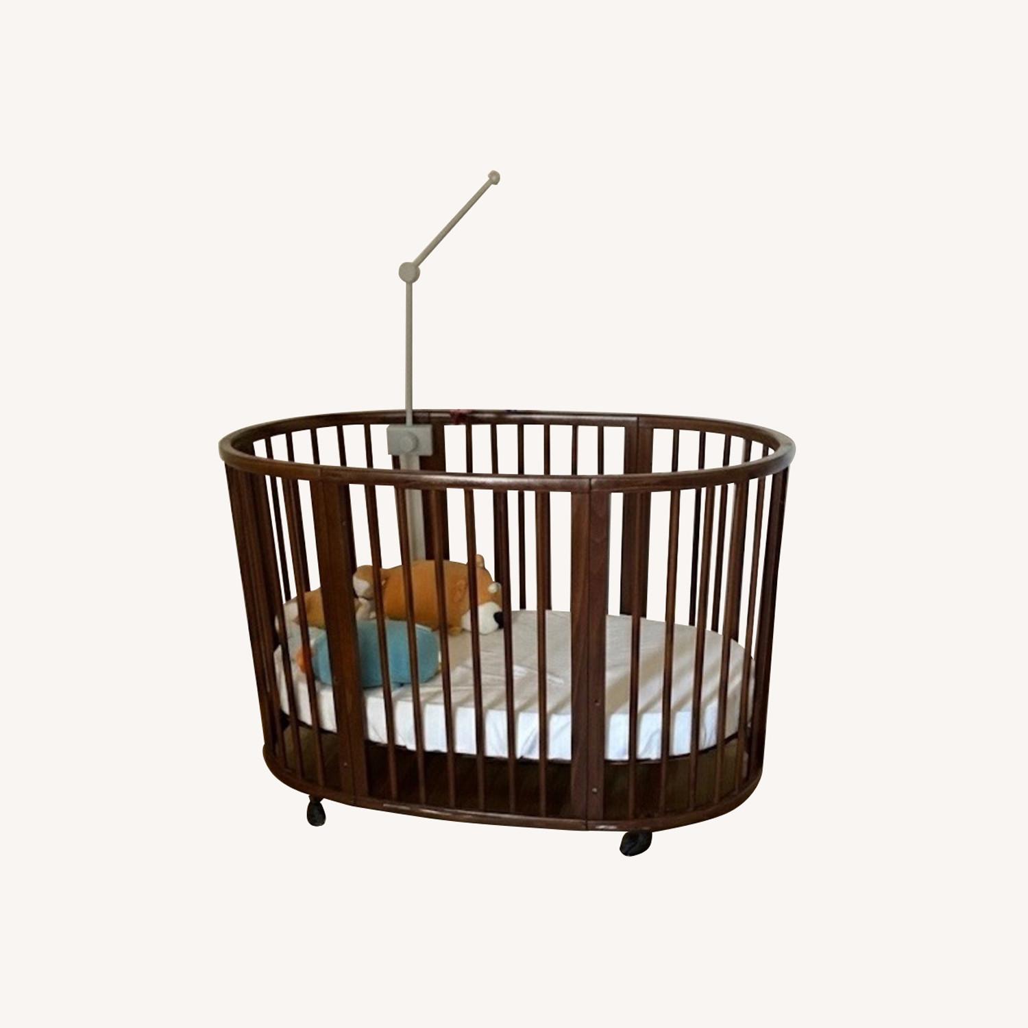 Stokke Sleepi Crib V2 w Extension Underbed Drawer - image-0