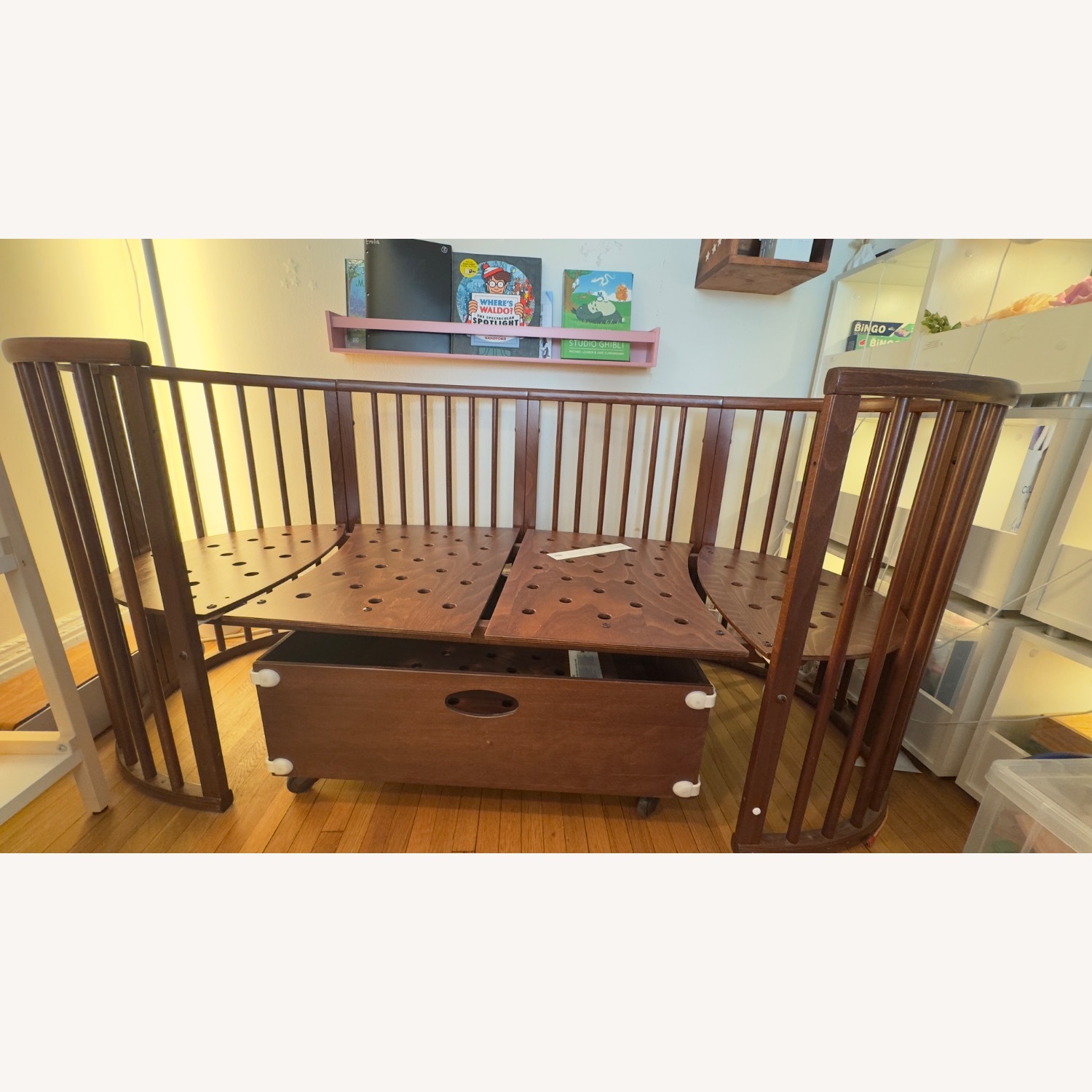 Stokke Sleepi Crib V2 w Extension Underbed Drawer - image-5