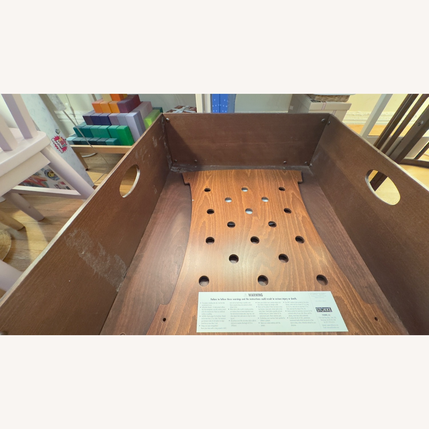 Stokke Sleepi Crib V2 w Extension Underbed Drawer - image-3