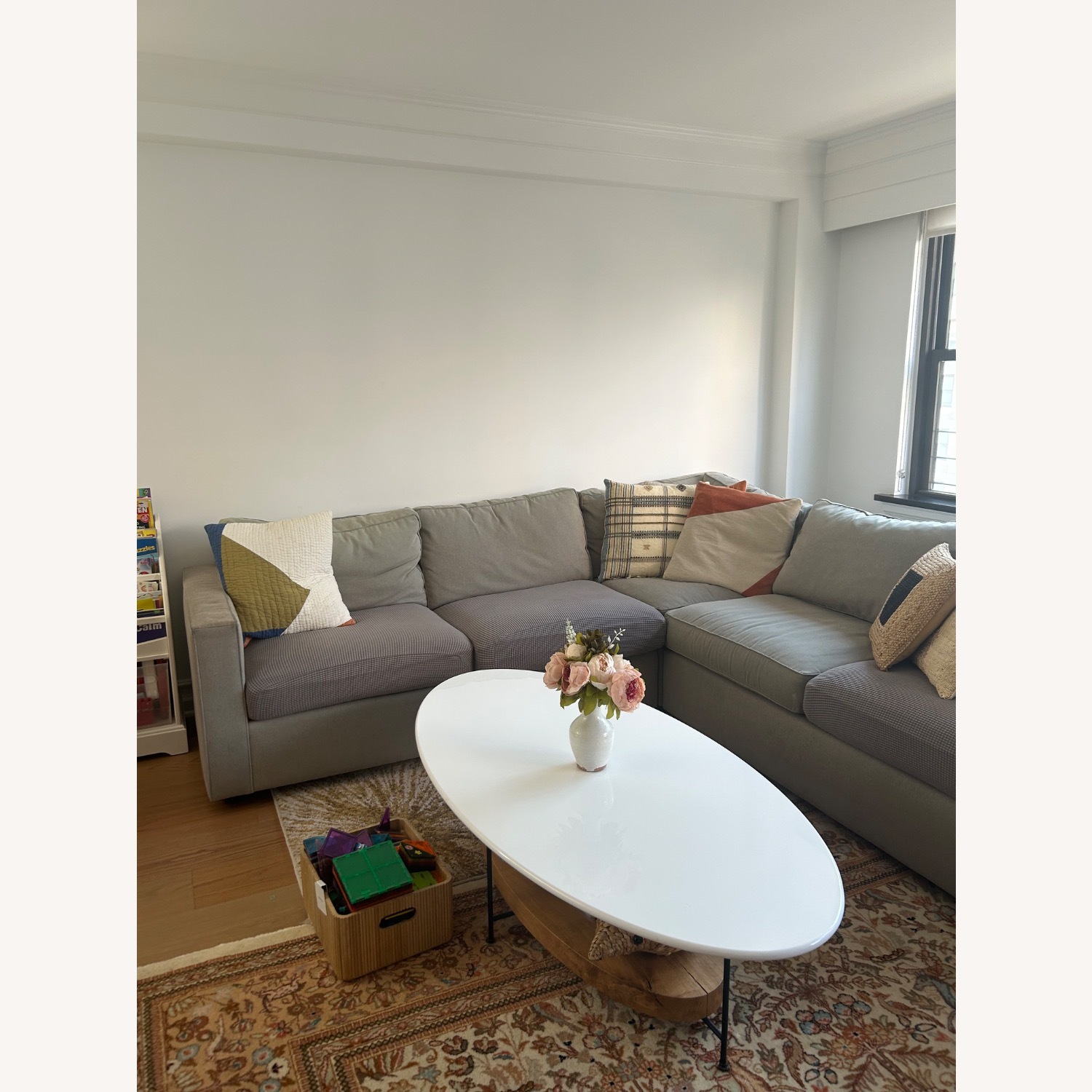 Room & Board York Dark Gray Fabric 3+ Piece Sectional - image-8