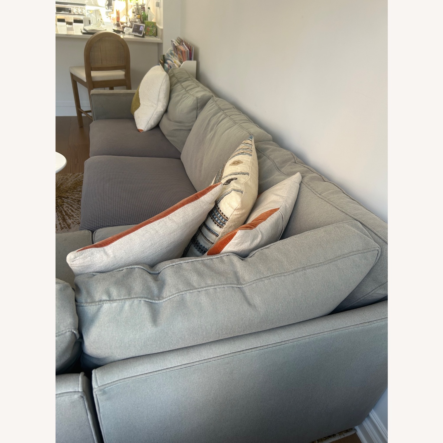 Room & Board York Dark Gray Fabric 3+ Piece Sectional - image-4