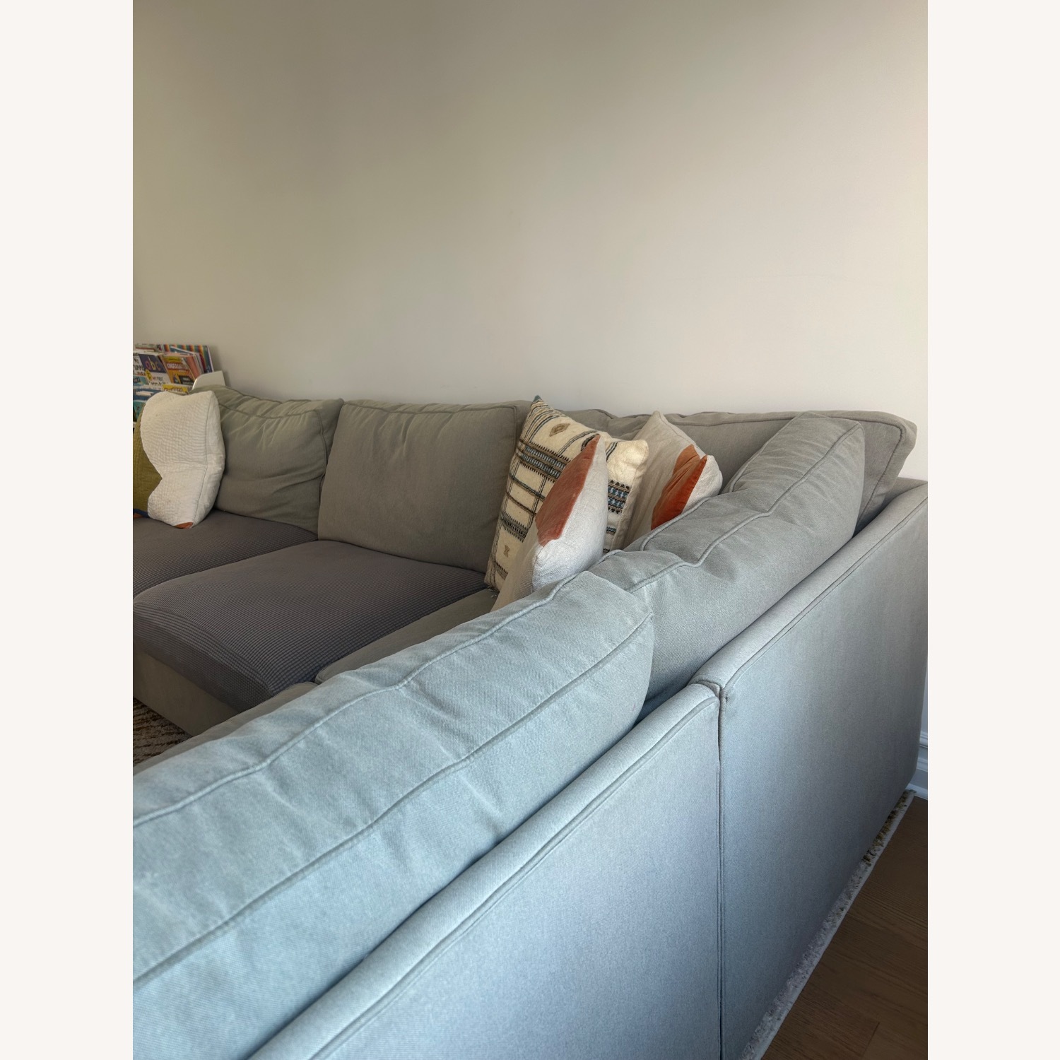 Room & Board York Dark Gray Fabric 3+ Piece Sectional - image-3