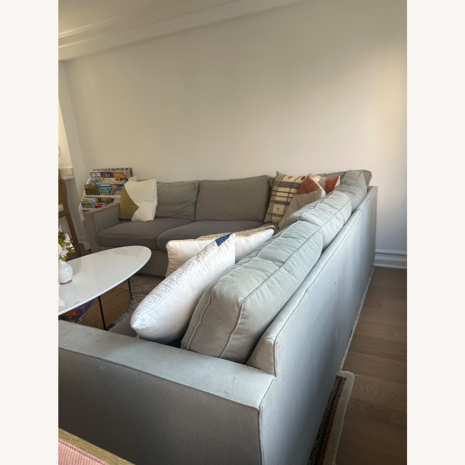 Room & Board York Dark Gray Fabric 3+ Piece Sectional - image-5