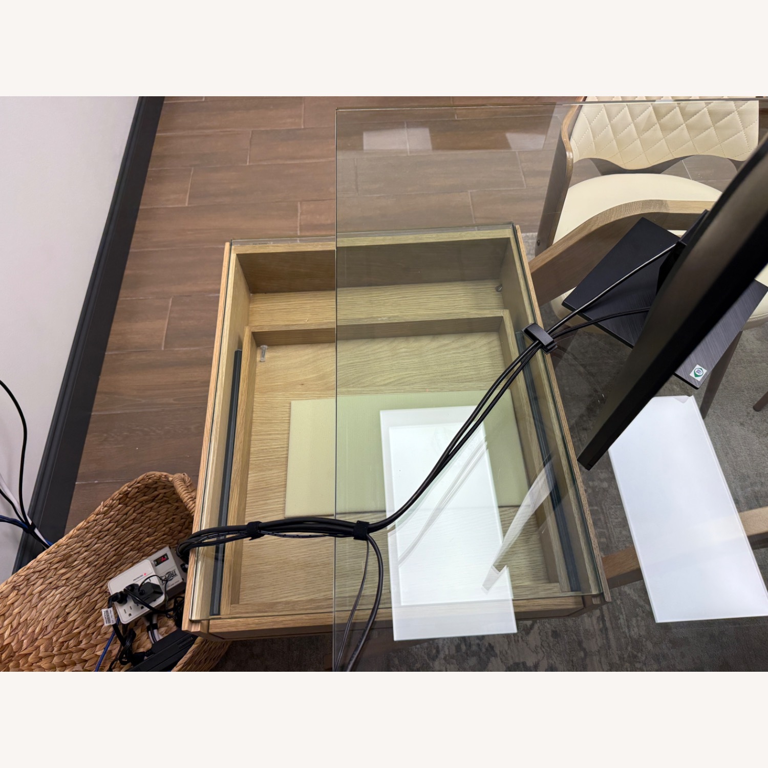 1949 Protractor Desk – Natural Ash - image-3