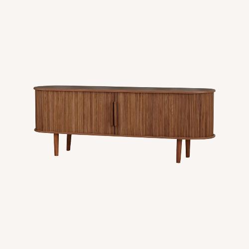 IKEA STOCKHOLM TV Unit, Walnut Veneer - AptDeco