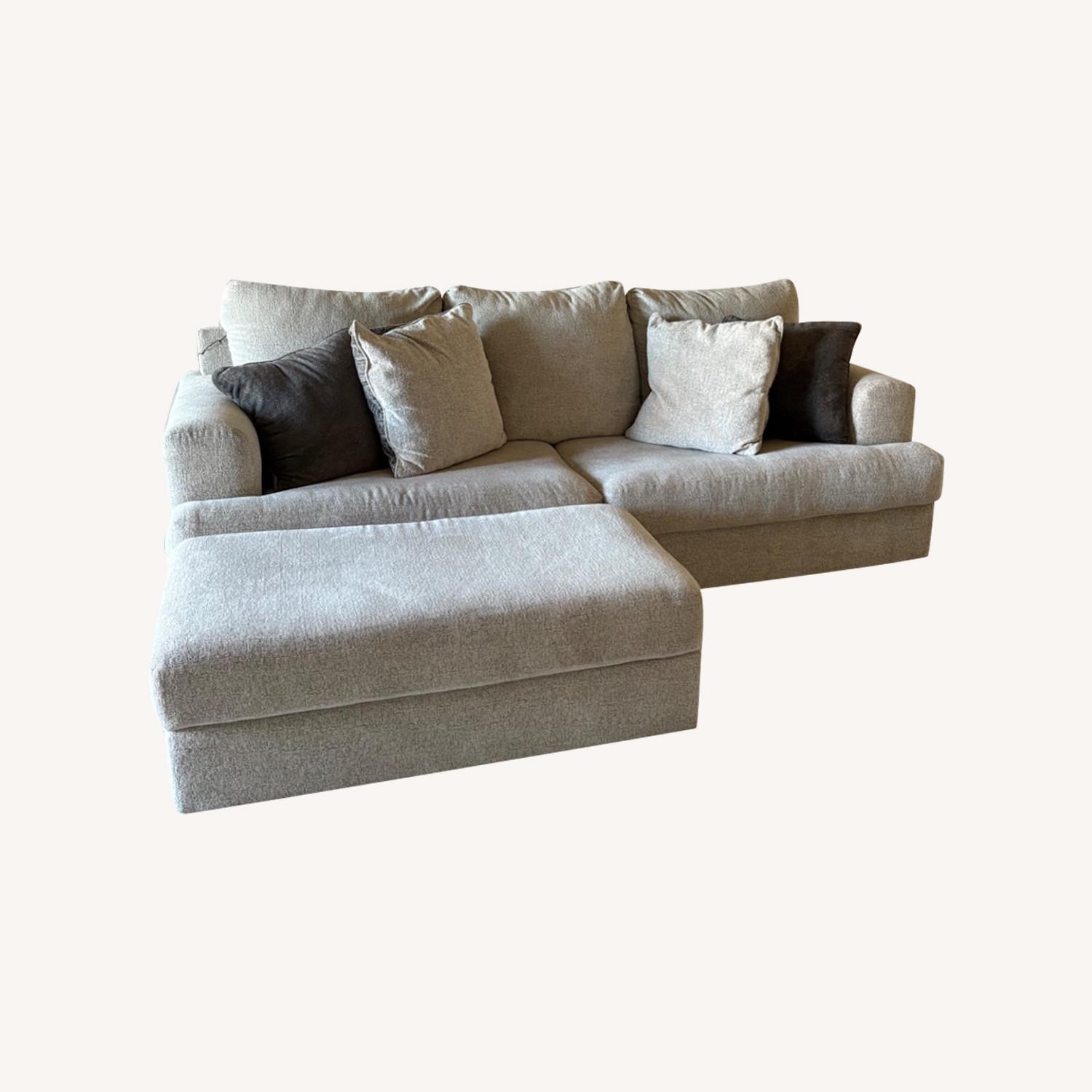 Ashley Furniture Light Gray 2 Piece Sectional - image-0