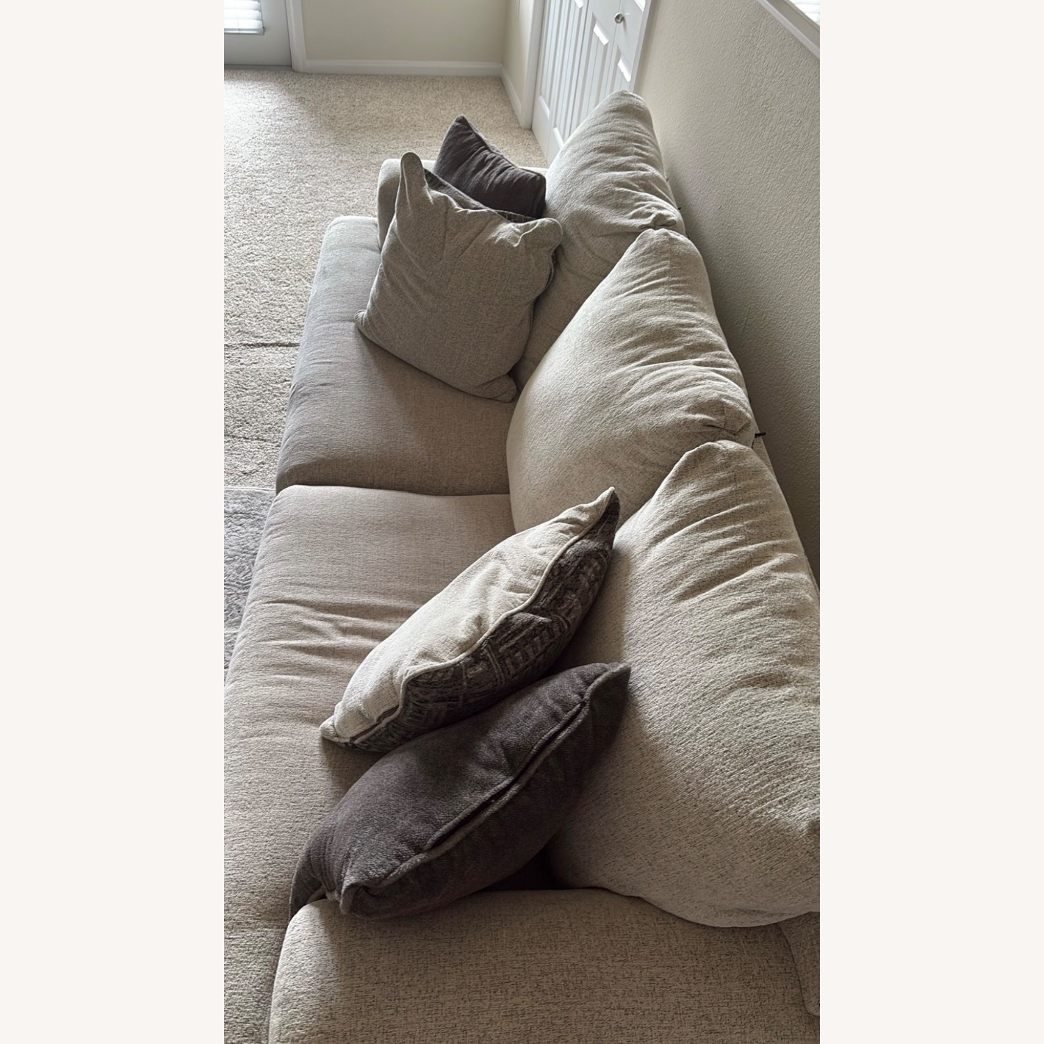 Ashley Furniture Light Gray 2 Piece Sectional - image-3