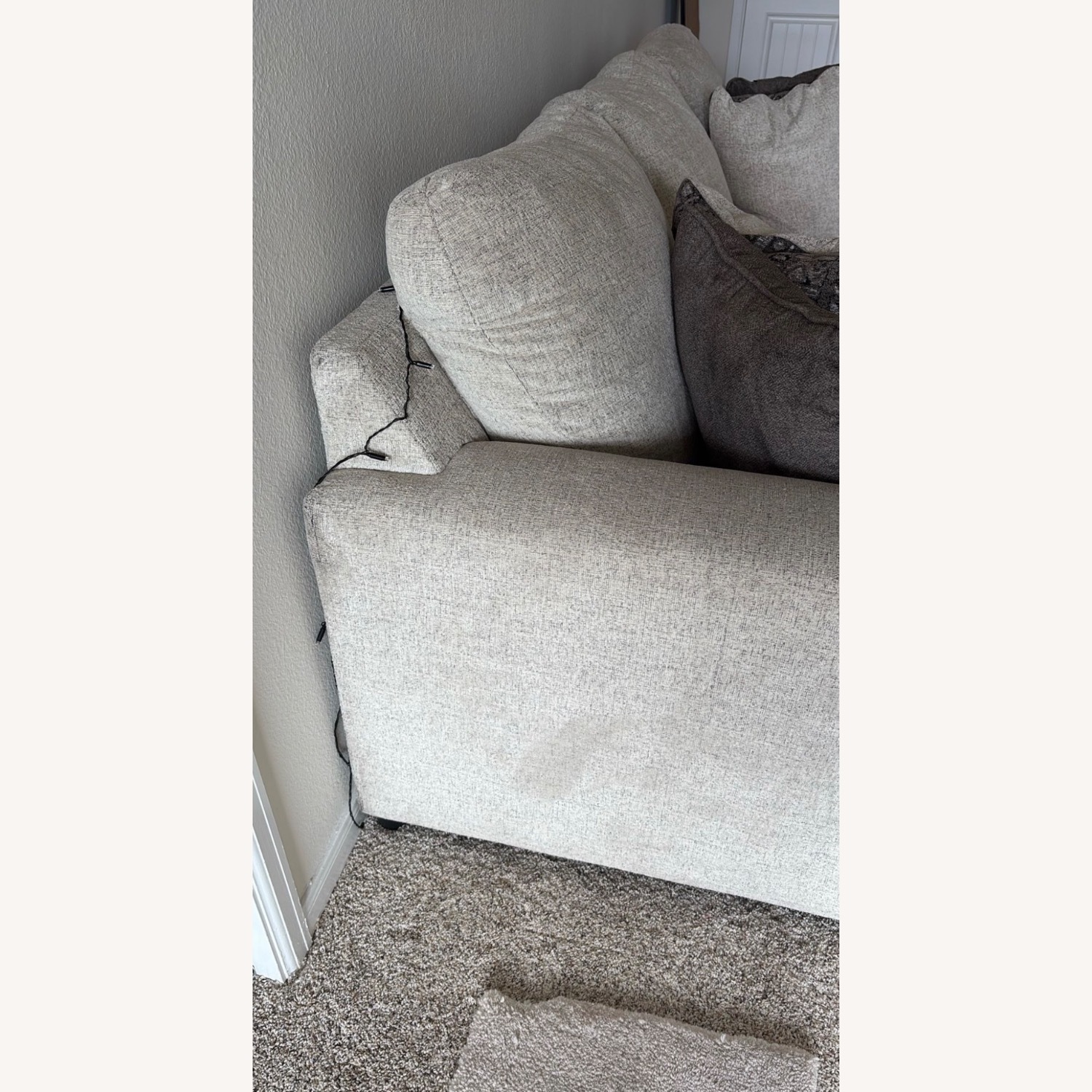 Ashley Furniture Light Gray 2 Piece Sectional - image-4