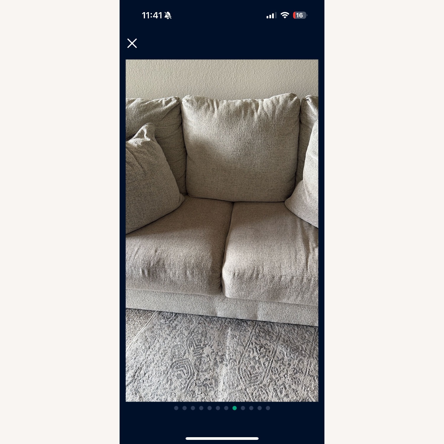 Ashley Furniture Light Gray 2 Piece Sectional - image-9