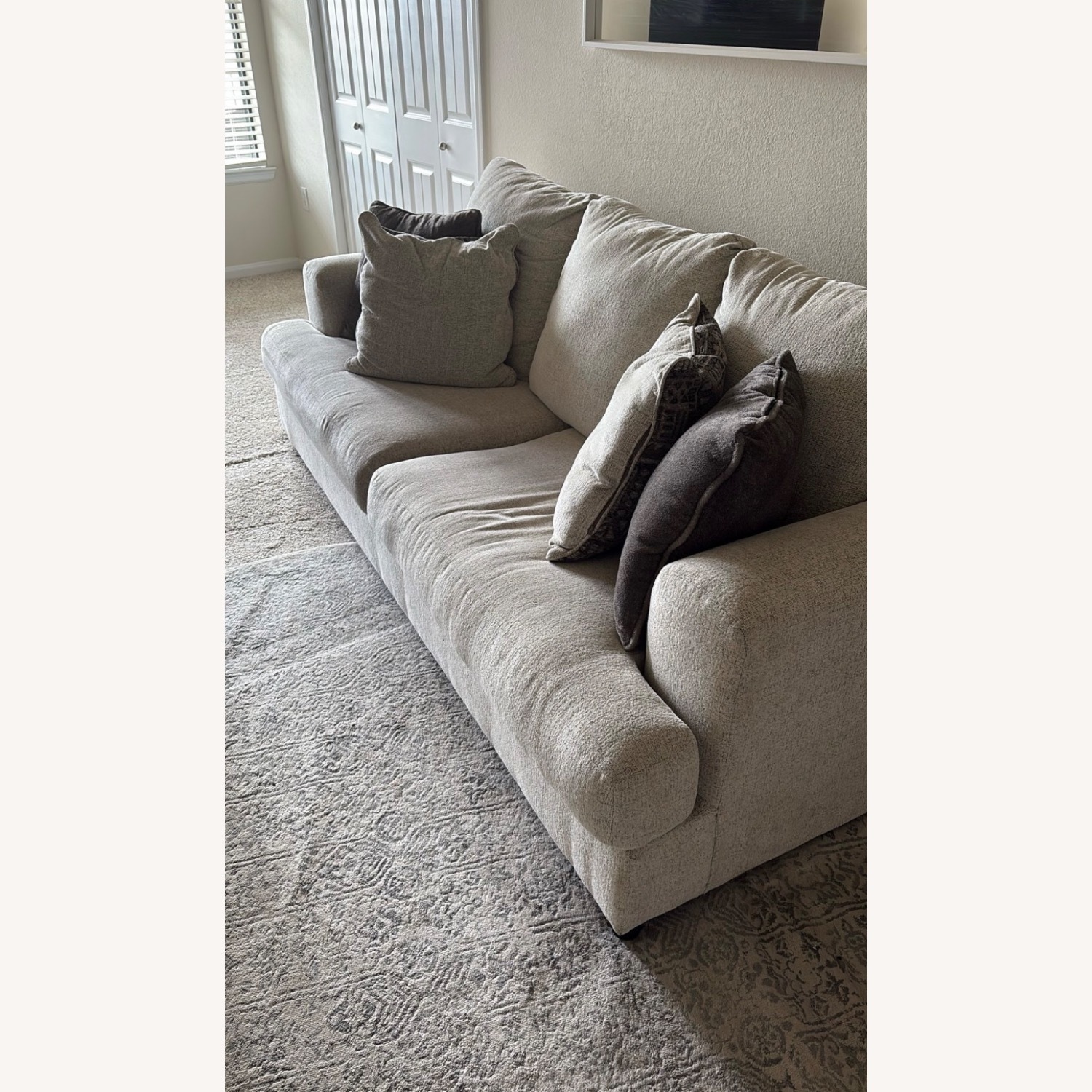 Ashley Furniture Light Gray 2 Piece Sectional - image-2