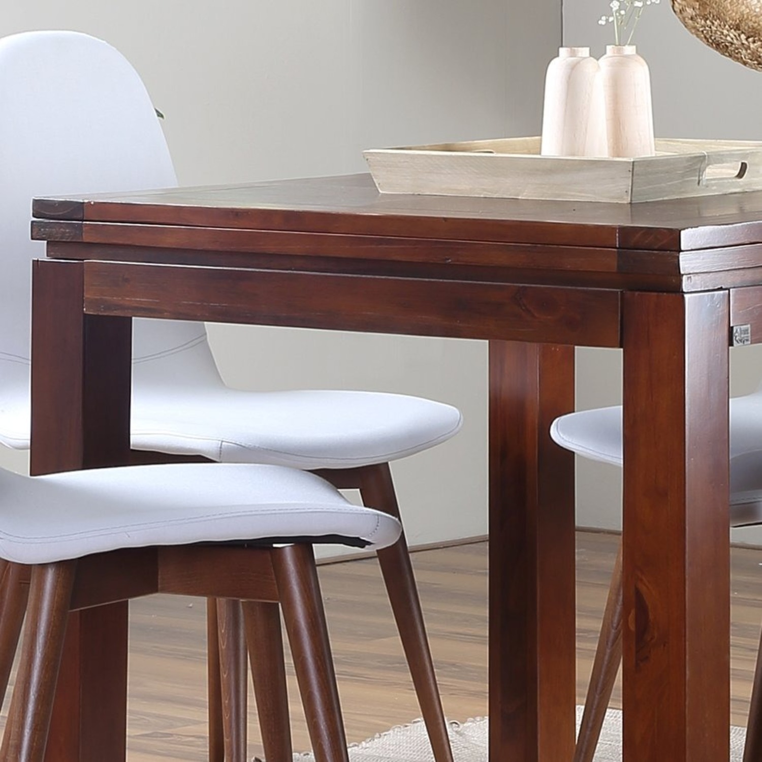 Extensible Dining Table with 8 Chairs - image-4