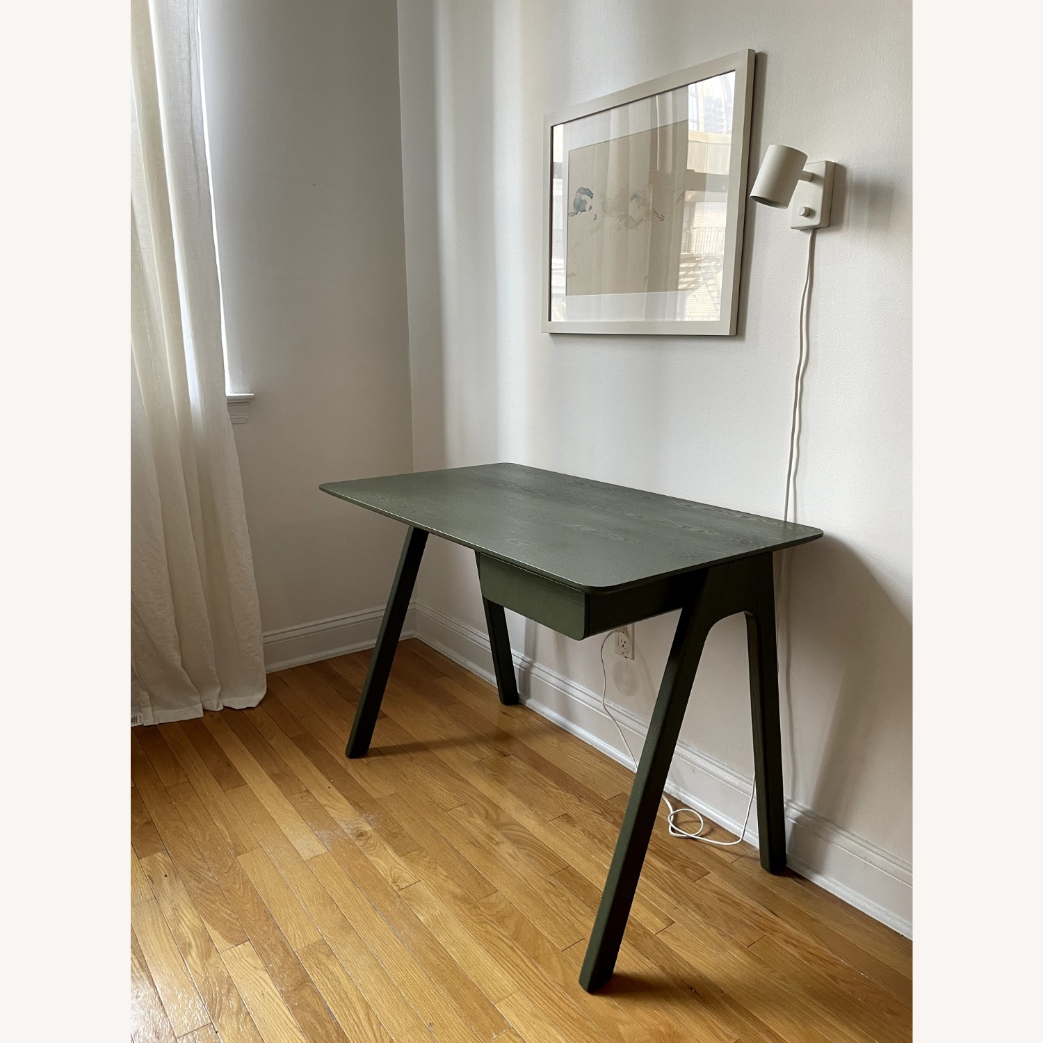 Blu Dot Stash Olive Wood Desk - image-1