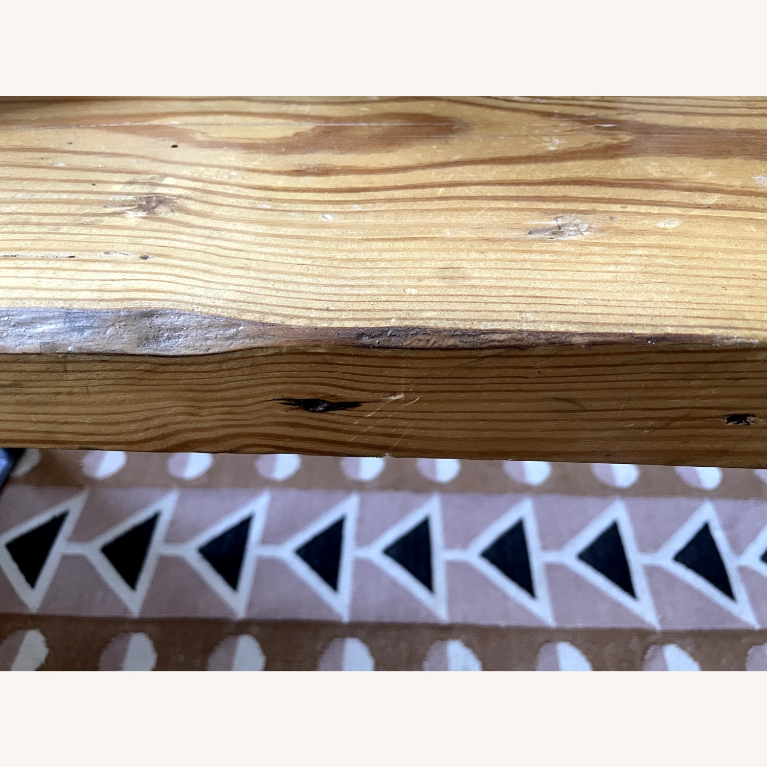 Custom Wood Coffee Table Bench - image-4