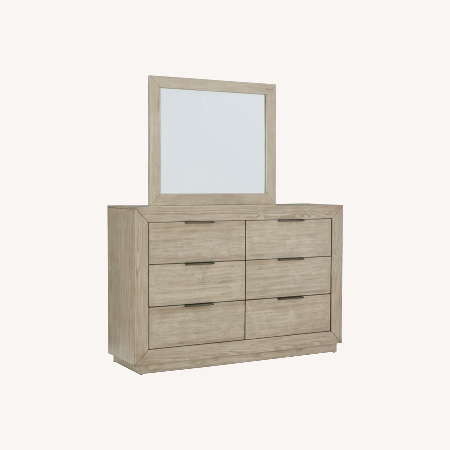 Ashley Furniture Hennington 6 Dresser with Mirror - image-0