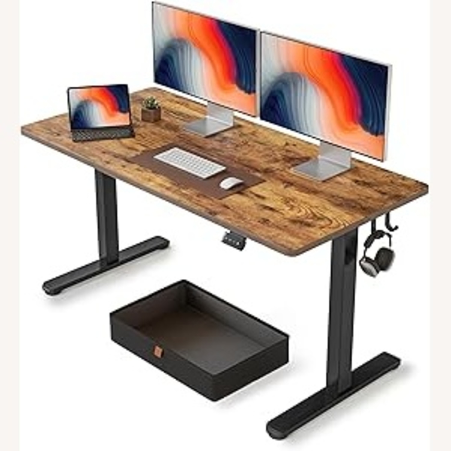 FEZIBO Adjustable Standing Desk with Drawer - image-4