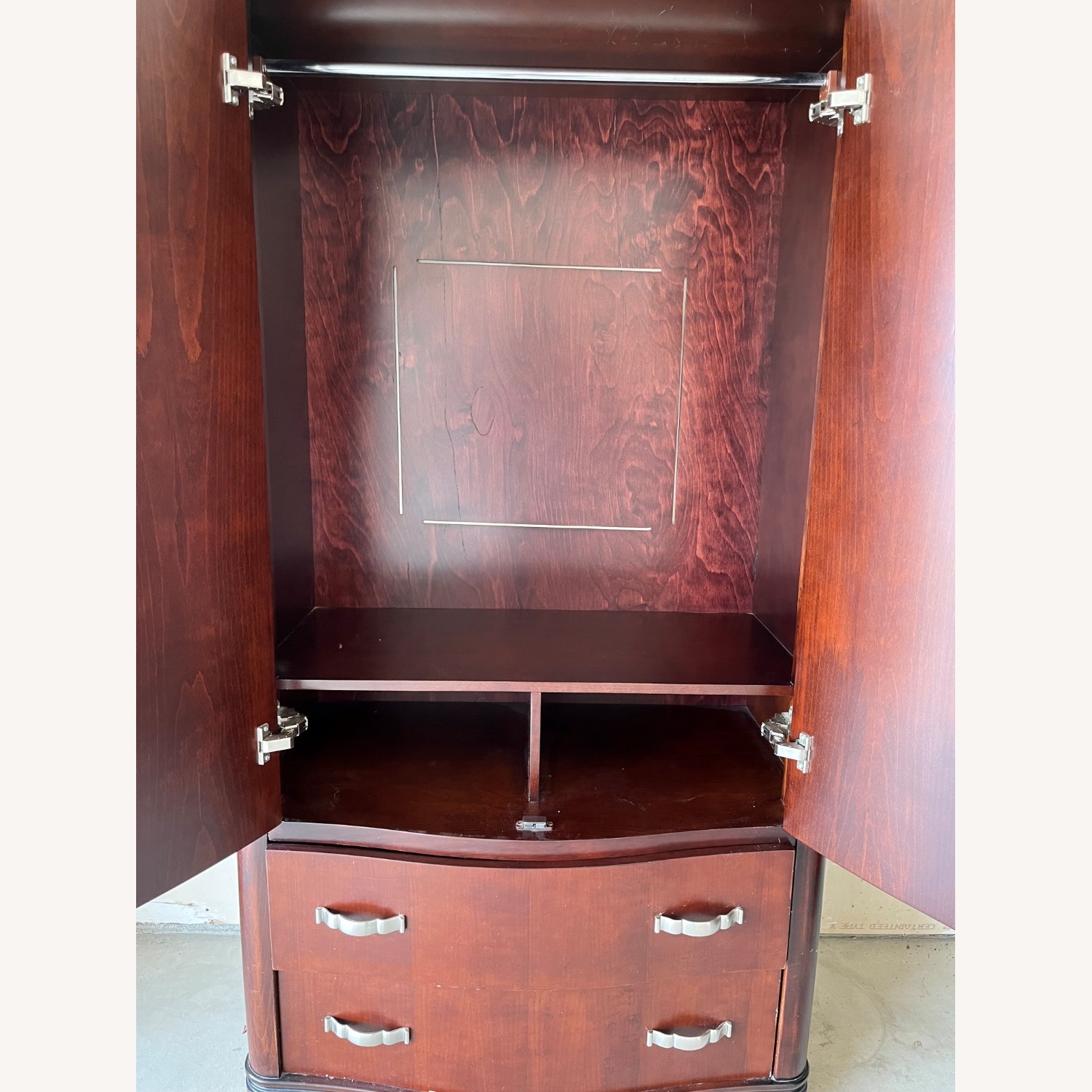 Thomasville Furniture Industries Red Wood Armoire - image-3