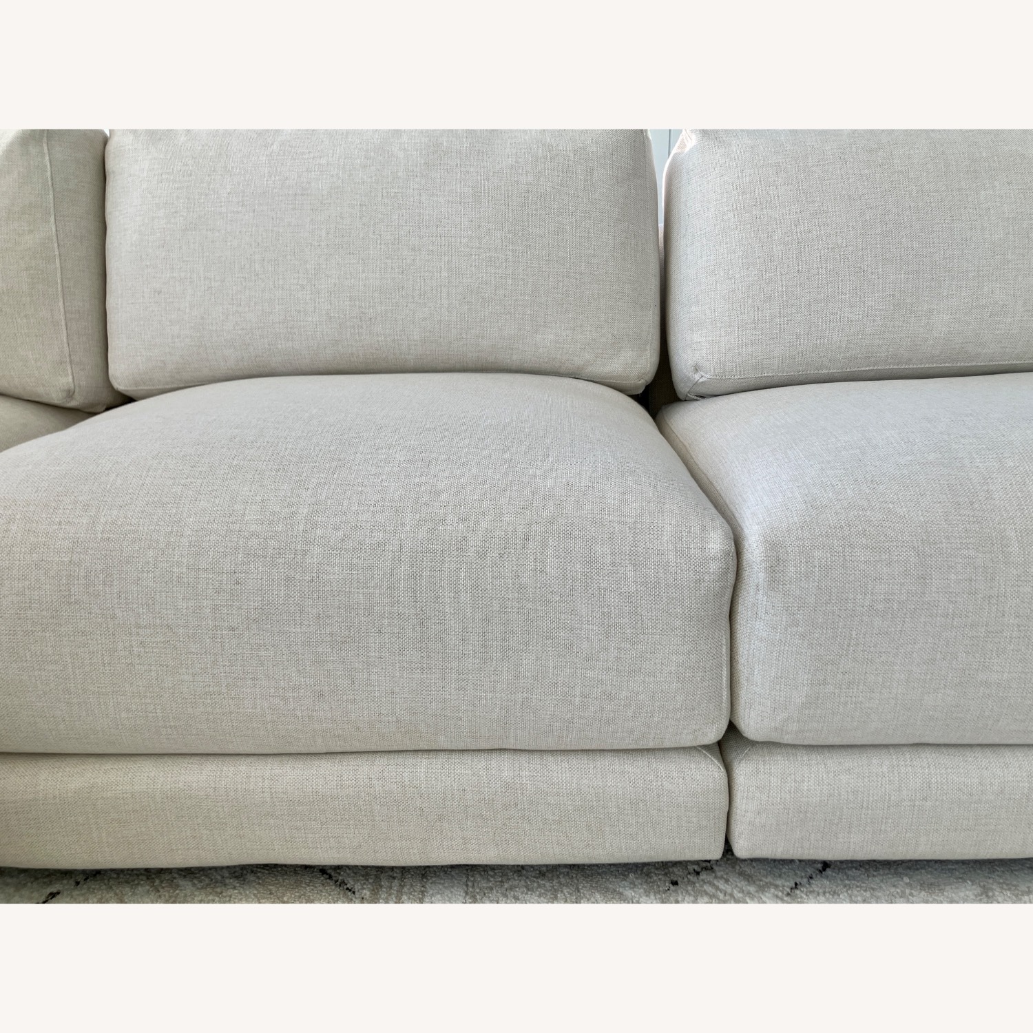 Rooms To Go Clemens Modular White Fabric 3+ Piece Sectional - image-12