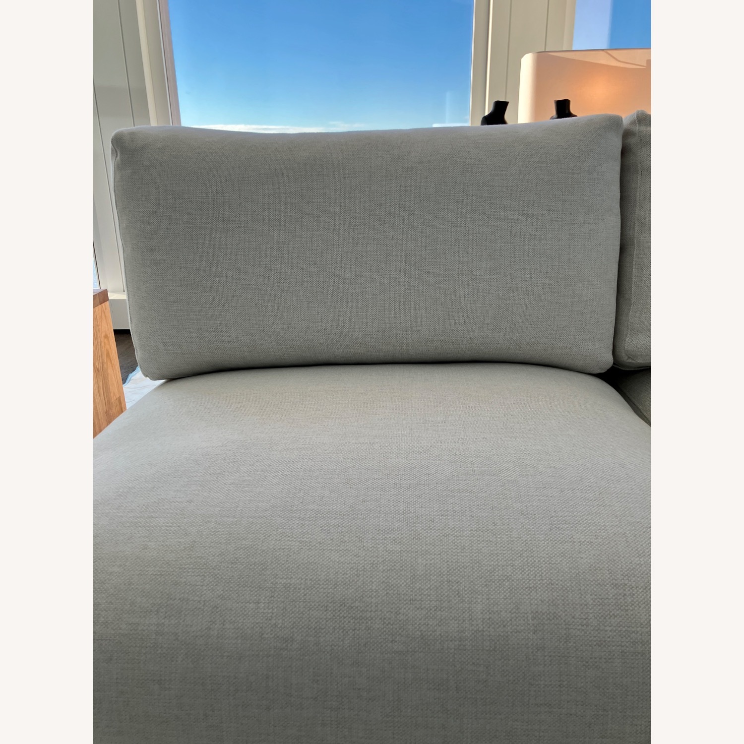 Rooms To Go Clemens Modular White Fabric 3+ Piece Sectional - image-14