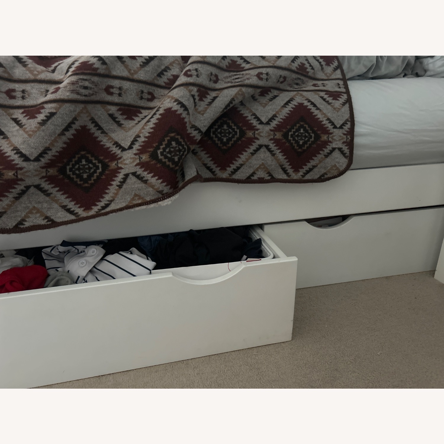 Bolton White Wood Twin Over Full Bunk Bed - image-6