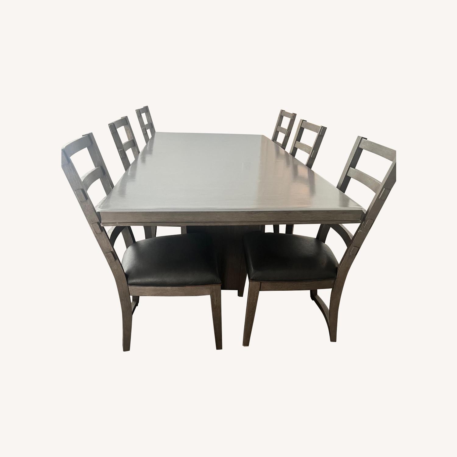 Riverside Furniture Dark Gray Wood Dining Sets - image-0