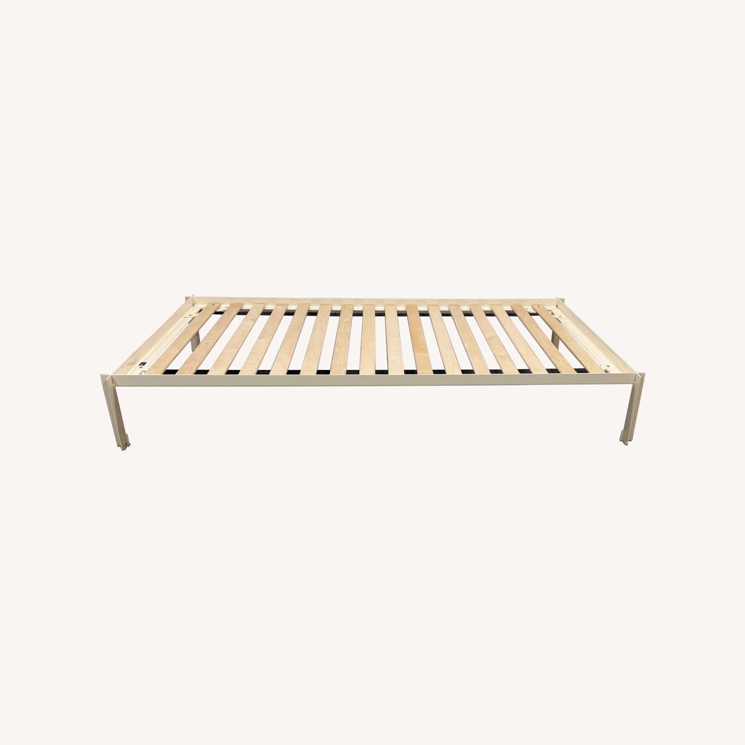 Hay Connect Bed White Metal Twin Bed - image-0