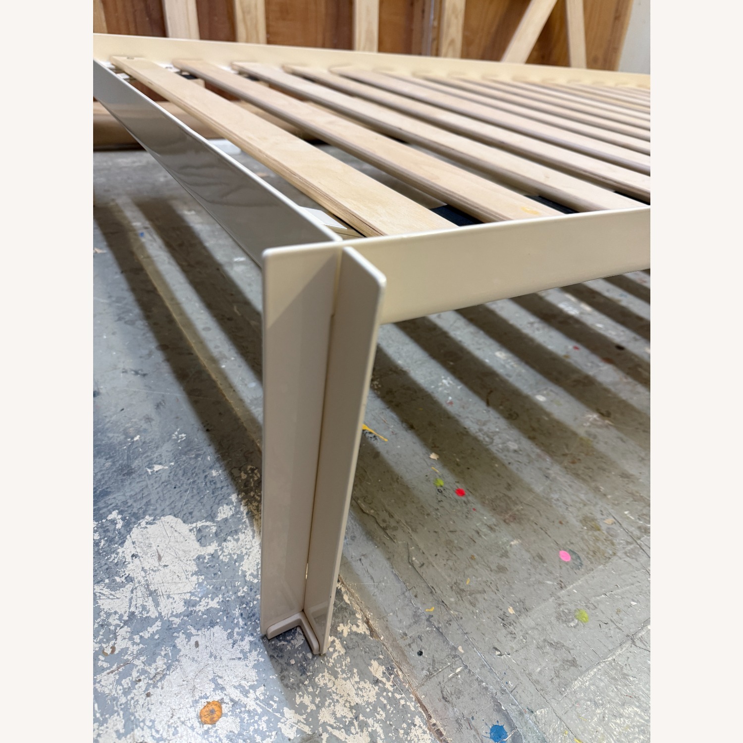 Hay Connect Bed White Metal Twin Bed - image-2