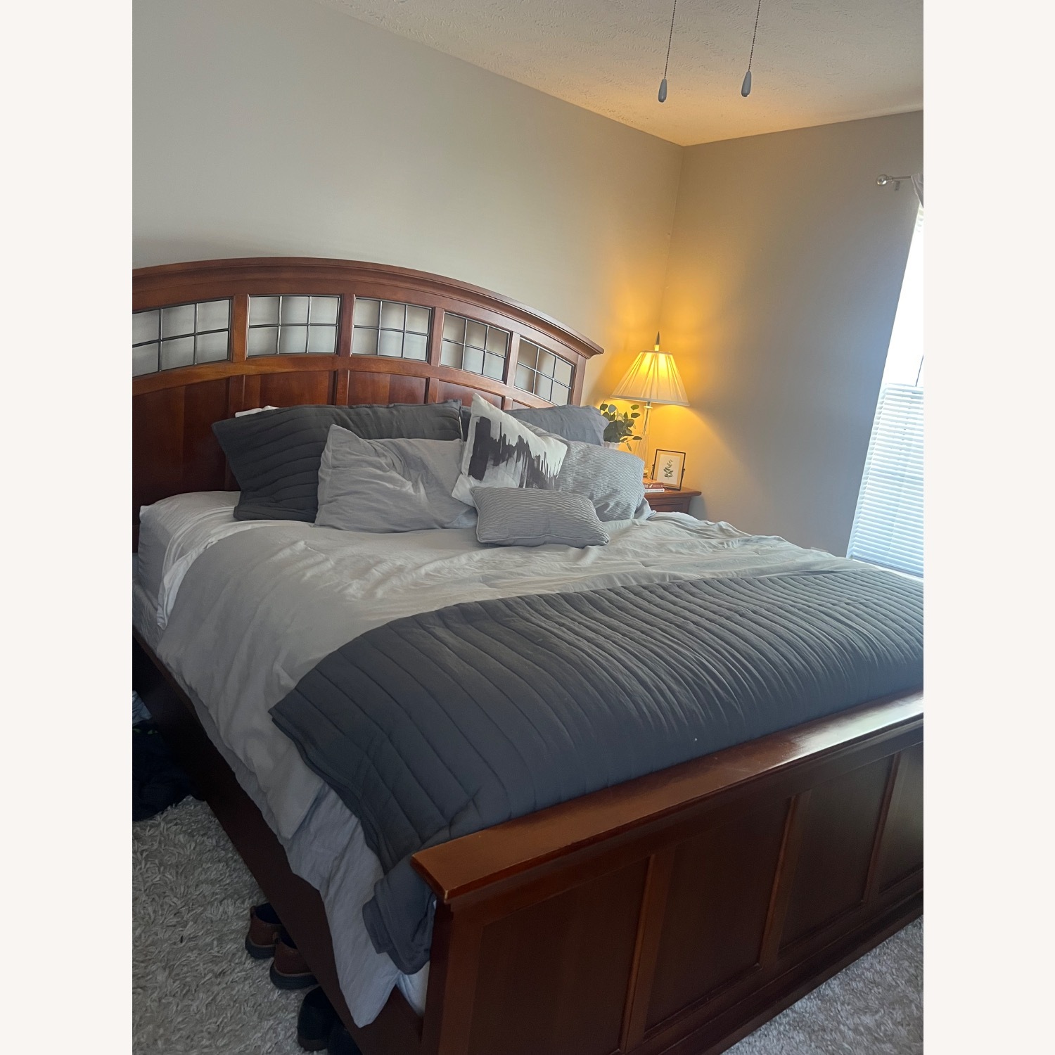 Stanley Furniture Wood King Bed - image-1