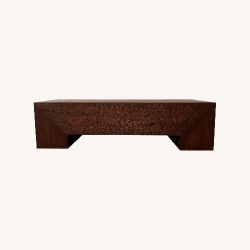 Used 80s Milo Baughman–Style Monolithic Coffee Table for sale on AptDeco
