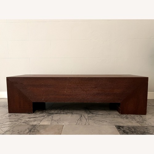 Used 80s Milo Baughman–Style Monolithic Coffee Table for sale on AptDeco