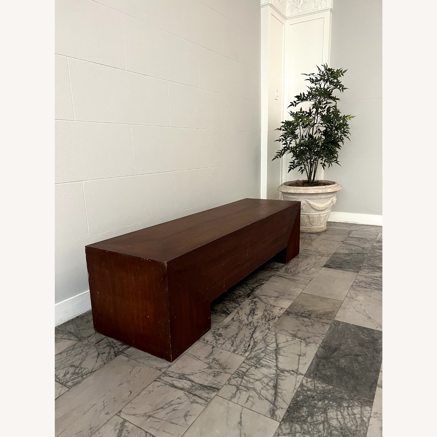 80s Milo Baughman–Style Monolithic Coffee Table - image-3
