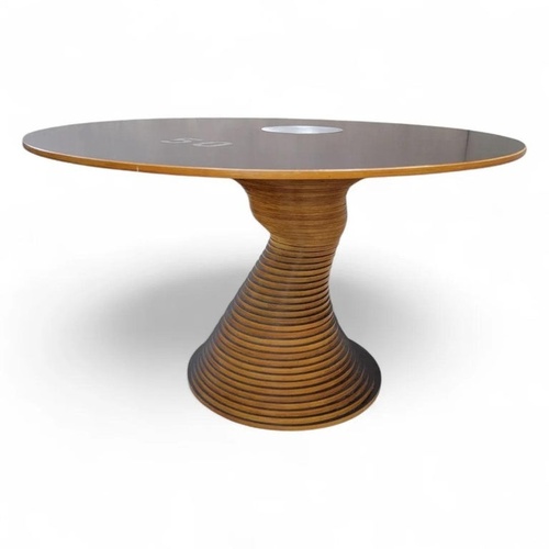 Used Restoration Hardware Stack 50 Wood Dining Table for sale on AptDeco