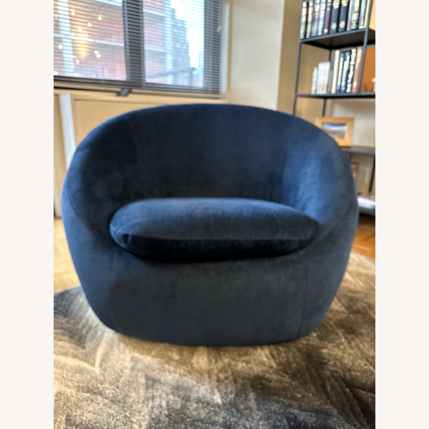 West Elm Cozy Swivel Chair - image-1