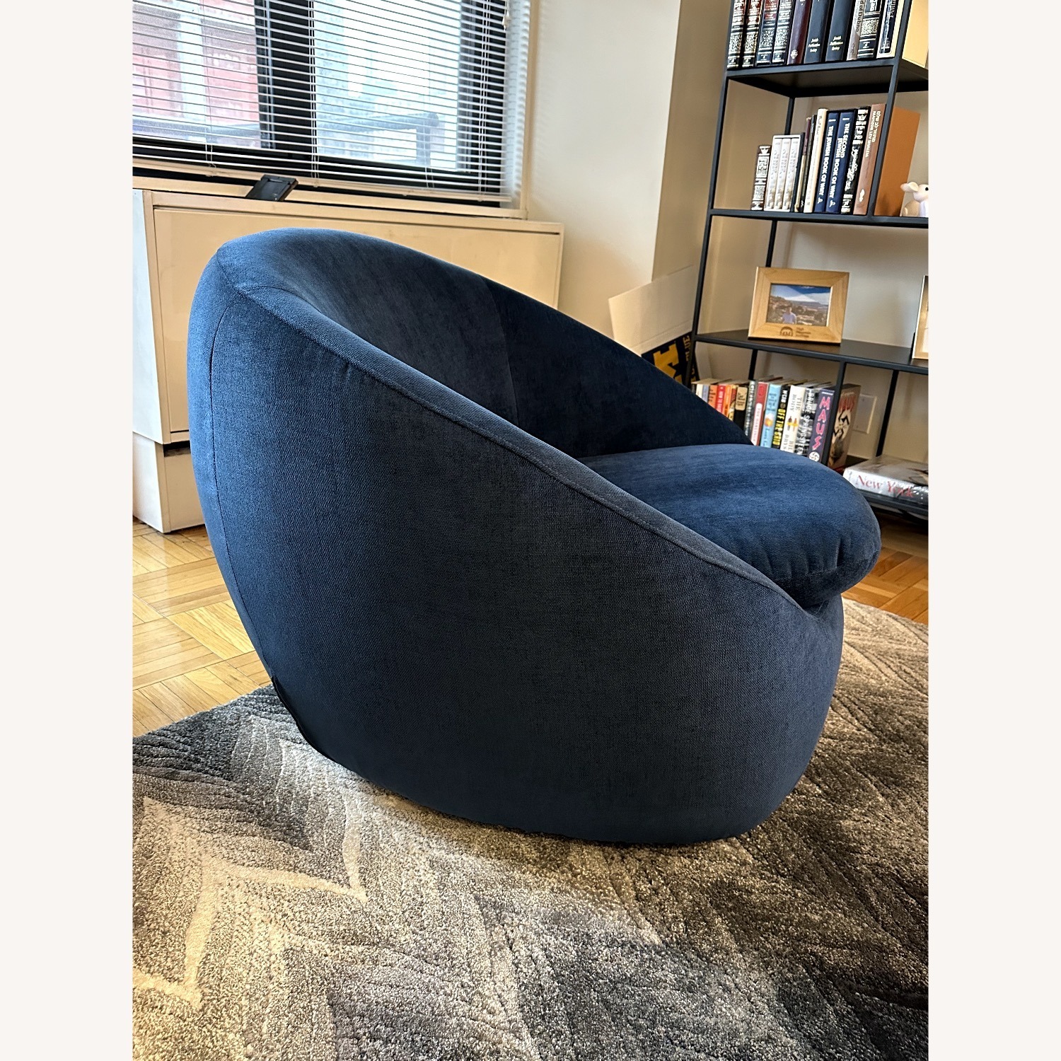 West Elm Cozy Swivel Chair - image-3
