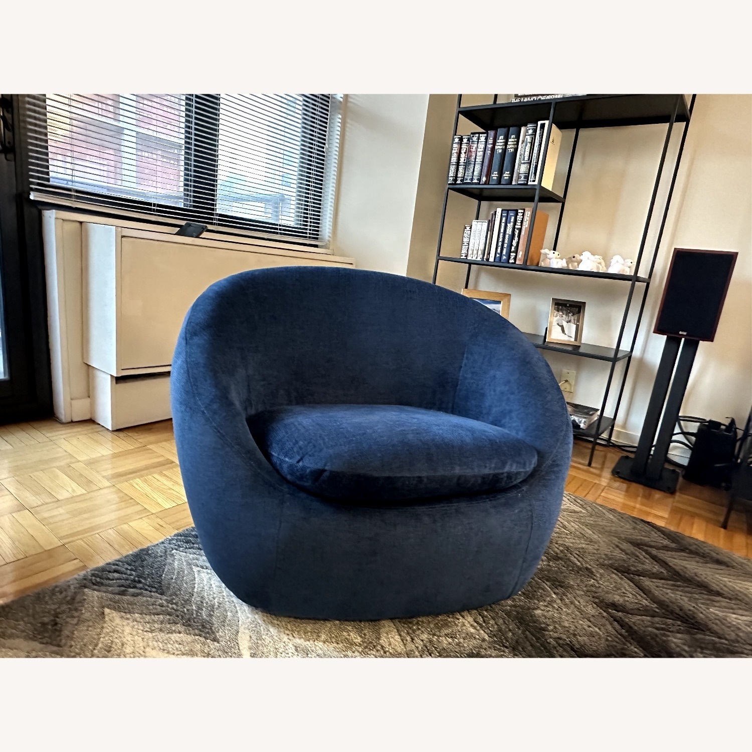 West Elm Cozy Swivel Chair - image-2