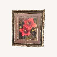 Framed Floral Artwork