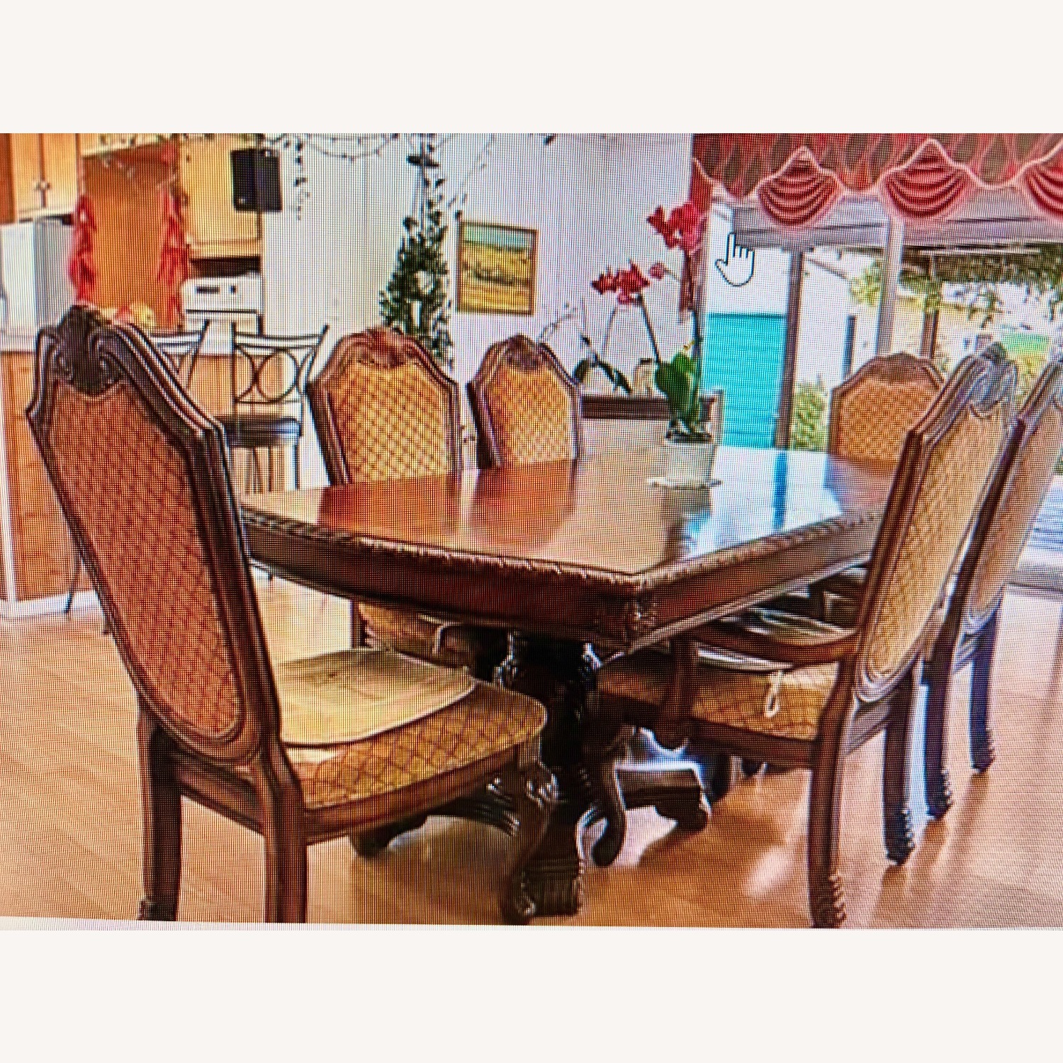 Extendable & Shortening Wooden Dining Table Set - image-4