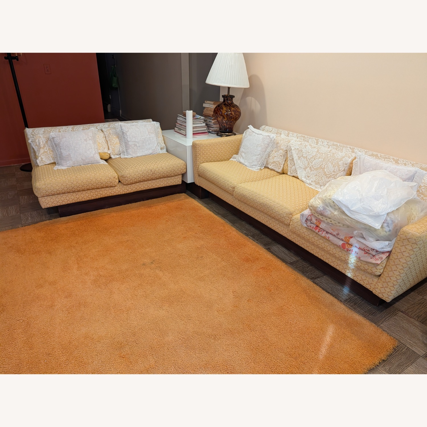 2 Piece Sectional Sofa with Ottoman and Side Table - image-5