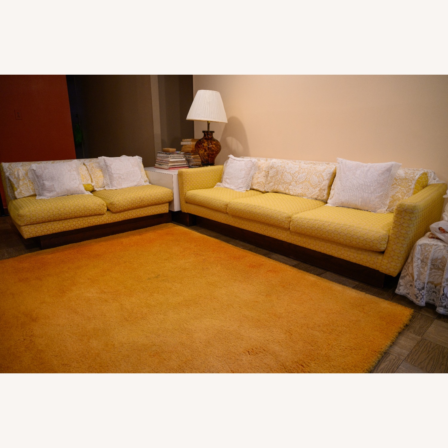 2 Piece Sectional Sofa with Ottoman and Side Table - image-2